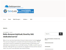Tablet Screenshot of dailyhypervisor.com